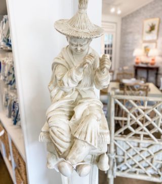 Manning the shop 
•
•
• 
#theperfectpeony #aninspiredhome #chinoiserie #porcelain #design #interiordesign #tylertexas