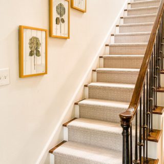 Step right up 
•
•
•
#stairrunner #carpet #entry #design #interiordesign #blues #wool